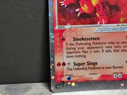 Pokemon Magmar ex 100/109 EX Ruby & Sapphire Ultra Rare 2003 NM-M SWIRL - Image 4