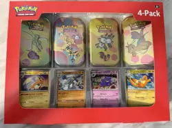 Pokemon TCG: Sam’s Club - Scarlet & Violet-151 Mini Tin (4-Pack) - NEW / SEALED. - Image 1