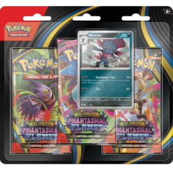 Pokemon TCG: Mega Evolution-Phantasmal Flames Triple Pack Weavile - Image 1