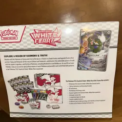 * Pokemon Scarlet & White Flare Elite Trainer Box Factory Sealed ETB * - Image 2