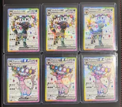 Pokemon TCG Umbreon Ex Espeon Ex Svp 175 176 Promo NM Prismatic Evolutions X3 - Image 1