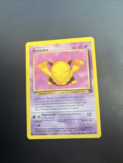 Pokemon TCG Card - Drowzee 54/82 Team Rocket Set LP - Image 1