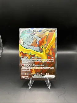 Pokemon Destined Rivals - Team Rocket’s Moltres 208/182 Full Art Ultra Rare - Image 1