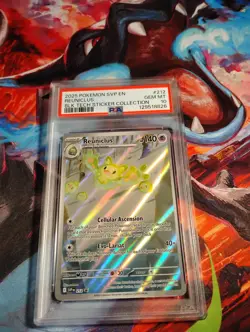 Pokemon Reuniclus 212 Promo Black Bolt Tech Sticker Psa10 - Image 1