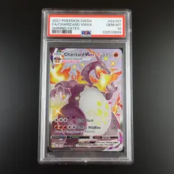 PSA 10 Charizard Vmax SV107/SV122 Pokemon Shining Fates Holo Graded Card - Image 1