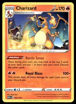 Pokemon TCG 2024 Mcdonalds Promos #001/015 Charizard NM - Image 1
