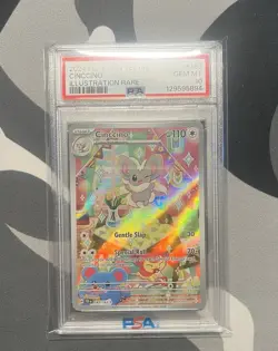 Cinccino Temporal Forces 183/162 Pokemon TCG Illustration Rare Card PSA 10 - Image 1