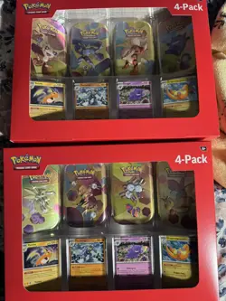 Pokemon TCG Scarlet & Violet 151 Mini Tin 4-Pack Lot 2 Sam’s Club Sealed - Image 1