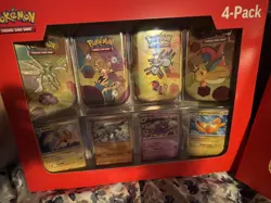 Pokemon TCG Scarlet & Violet 151 Mini Tin 4-Pack Lot 2 Sam’s Club Sealed - Image 4