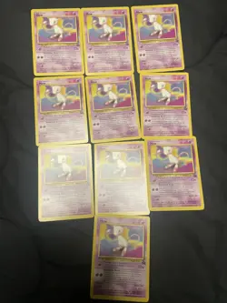 LOT OF 10!!!!! 2000 Pokemon - Mew Non-Holo - WOTC Black Star Promo #8 - Image 1