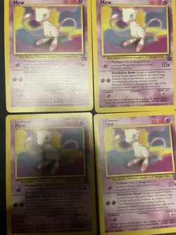 LOT OF 10!!!!! 2000 Pokemon - Mew Non-Holo - WOTC Black Star Promo #8 - Image 2