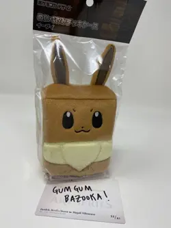 Pokemon Plush Deck Box Case Eevee Card Game Center Brand New SEALED JP Version - Image 1