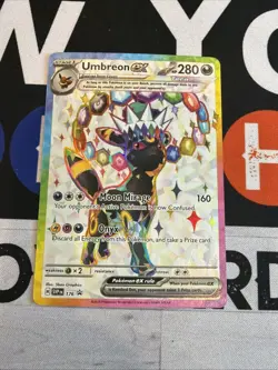 Both Espeon Ex 175 + Umbreon Ex 176 Pokemon Promos Prismatic Figure Promo Clean! - Image 5