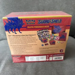 Pokemon Zacian Sword and Shield ETB Elite Trainer Box Factory Sealed - Image 3