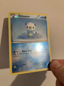 Pokemon Oshawott 28/114 Black and White Reverse EXC/LP - Image 3