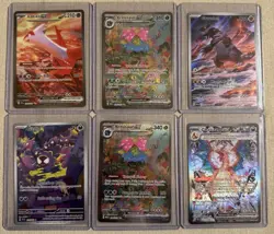 6 Card Modern Pokemon TCG Card Lot All SIR And IR. - Image 1