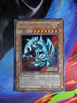 Blue-Eyes Toon Dragon MRL-000 Magic Ruler 1st Edition LP - Image 1