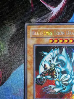 Blue-Eyes Toon Dragon MRL-000 Magic Ruler 1st Edition LP - Image 3