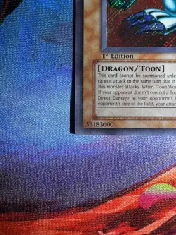 Blue-Eyes Toon Dragon MRL-000 Magic Ruler 1st Edition LP - Image 5