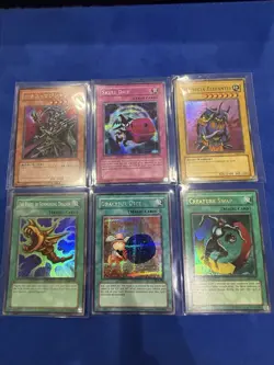Yu-Gi-Oh Vintage Holo 6 Card Lot All Are LP/MP - Image 1