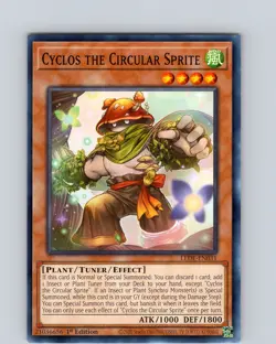 Yu-Gi-Oh Cyclos The Circular Sprite LEDE-EN031 1st Edition Common Card NM - Image 1