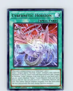 Yu-Gi-Oh TCG Cybernetic Horizon SDCS-EN046 1st Edition Ultra Rare Card NM - Image 1