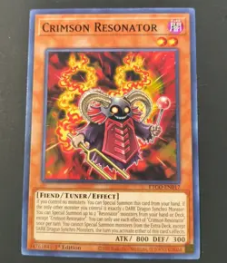 Yu-Gi-Oh! Crimson Resonator Common Card ETCO-EN017 1st Edition - Image 1