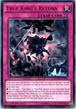 True King's Return - MACR-EN069 - Ultra Rare - 1st Edition - Yugioh - Image 1