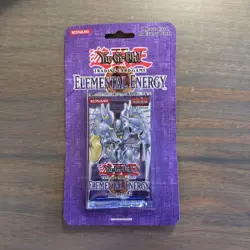 Yu-Gi-Oh! Elemental Energy 1st Edition Factory Sealed Booster Blister Pack - Image 1