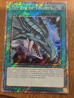 The Eye of Timaeus x1 (Platinum Secret Rare) RA04 RA04-EN192 Yugioh NM - Image 1