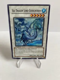 Sea Dragon Lord Gishilnodon RGBT-EN044 Raging Battle 1st Edition LP - Image 1