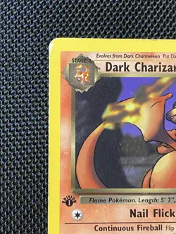 Dark Charizard - 21/82 - Pokemon Team Rocket 1st Edition Rare Card WOTC HP/MP - Image 2