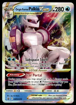 Pokemon TCG Sword & Shield Promo Cards #SWSH254 Origin Forme Palkia VSTAR NM - Image 1
