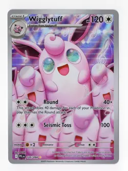 105/094 Wigglytuff : Illustration Rare Card : Phantasmal Flames : Pokemon TCG - Image 1