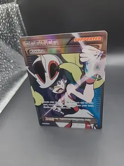 Pokemon Korrina Trainer Card 111/111 Furious Fists Full Art - Image 3