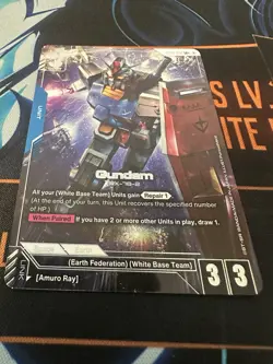 Gundam Card Game Gundam GD01-001 LR+ - Image 2