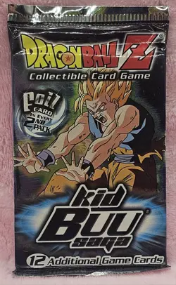 Dragonball Z Score Kid Buu Saga Booster 1 Pack MAJIN BUU Cards Sealed 2003 MB - Image 1