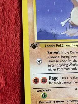 1st Edition Cubone Jungle # 50/64 MINT Pokemon Card 1999 - Image 5