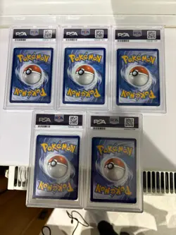 Mixed Graded Pokemon Cards PSA 8 flamigo, drasna, raifort, arctibax, mismagus - Image 2