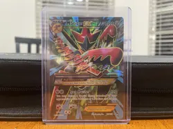 Pokemon TCG XY Breakpoint Ultra Rare M Scizor EX 120/122 Full Art Holo Card - Image 4