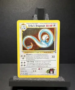 Erika's Dragonair 4/132 Holo - Gym Heroes - MP Pokemon Card - Image 1