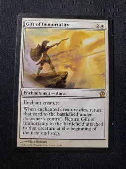 Gift of Immortality Theros Rare LP Magic The Gathering MTG Tcg Card See Pics - Image 1