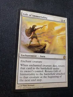 Gift of Immortality Theros Rare LP Magic The Gathering MTG Tcg Card See Pics - Image 2