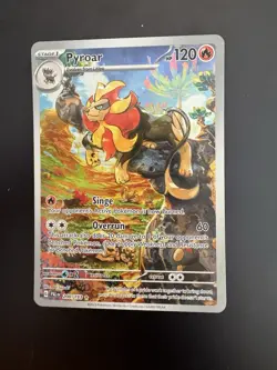 Pokemon Pyroar TCG Illustration Rare Holo Card 200/193 Sv02: Paldea Evolved - Image 1
