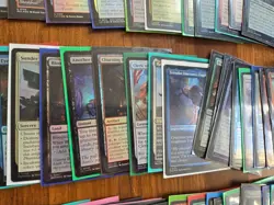 Lot of 50+ Magic: The Gathering Foil MTG Cards Mixed Nonbasic Lands, Foil Etched - Image 5