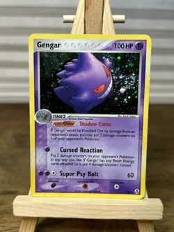 Pokemon TCG Gengar 5/92 Legend Maker Rare Holo Card NM/LP English - SWIRL 🌀 - Image 1
