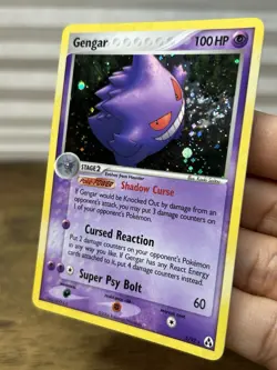 Pokemon TCG Gengar 5/92 Legend Maker Rare Holo Card NM/LP English - SWIRL 🌀 - Image 4