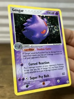 Pokemon TCG Gengar 5/92 Legend Maker Rare Holo Card NM/LP English - SWIRL 🌀 - Image 5