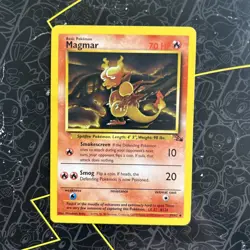 Magmar 39/62 Uncommon 1999 Fossil Set WOTC Pokemon Cards Free Shipping D42 - Image 1