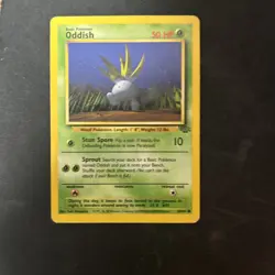 Oddish 58/64 Pokemon Card Jungle Set D54 - Image 1